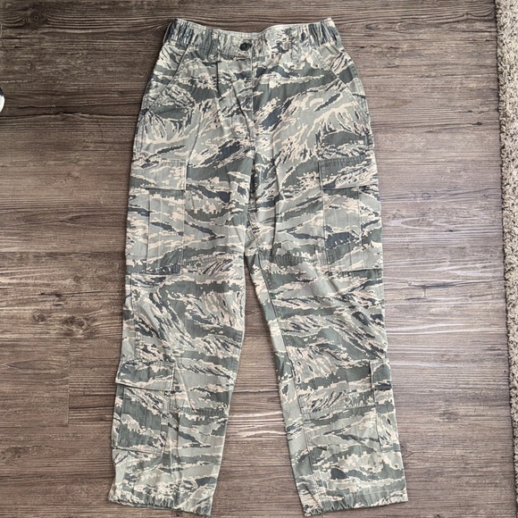USAF tiger stripe UTILITY trousers 28x28 Camouflage air force US ARMY pants - Picture 1 of 7